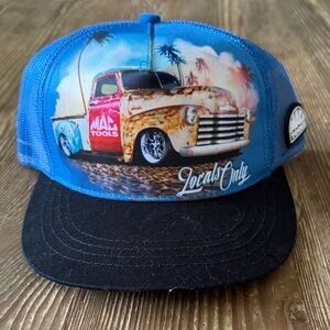 Mac Tools Blue and Black 'Locals Only' Trucker Hat